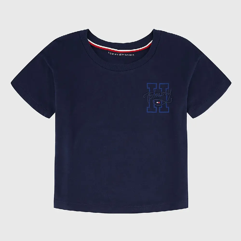 

Футболка Tommy Hilfiger Big Kids' H Logo, темно-синий