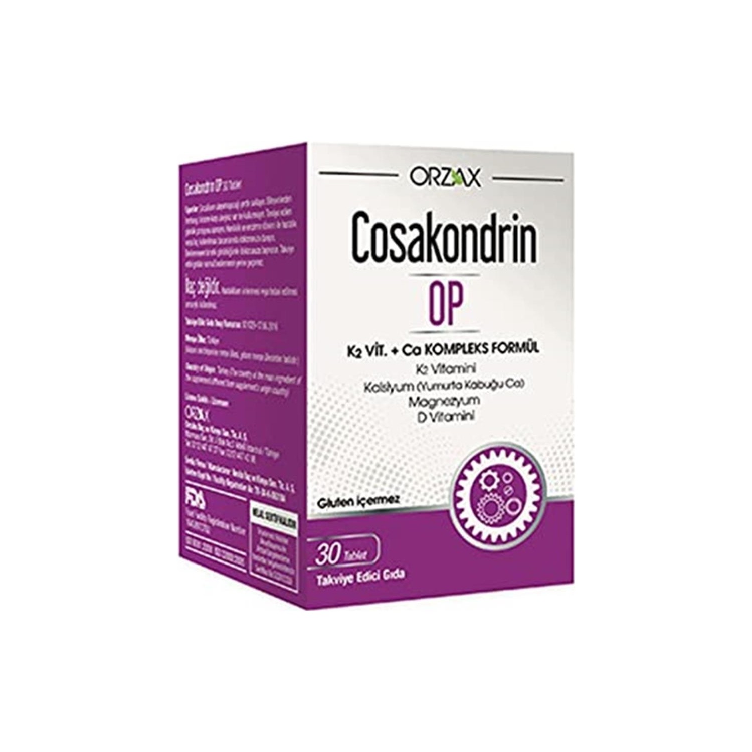 Пищевая добавка Orzax Cosakondrin Op, 30 таблеток пищевая добавка orzax cosakondrin msm 60 таблеток