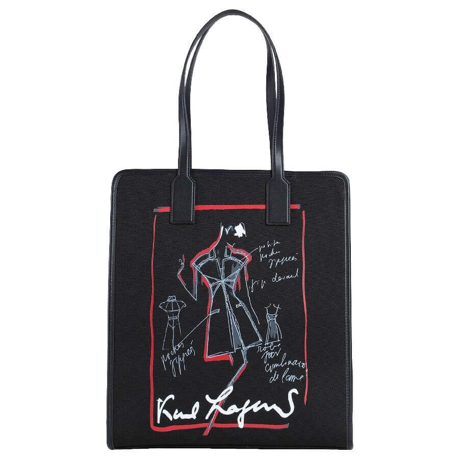 

Сумка Karl Lagerfeld Karl Archive Canvas, черный