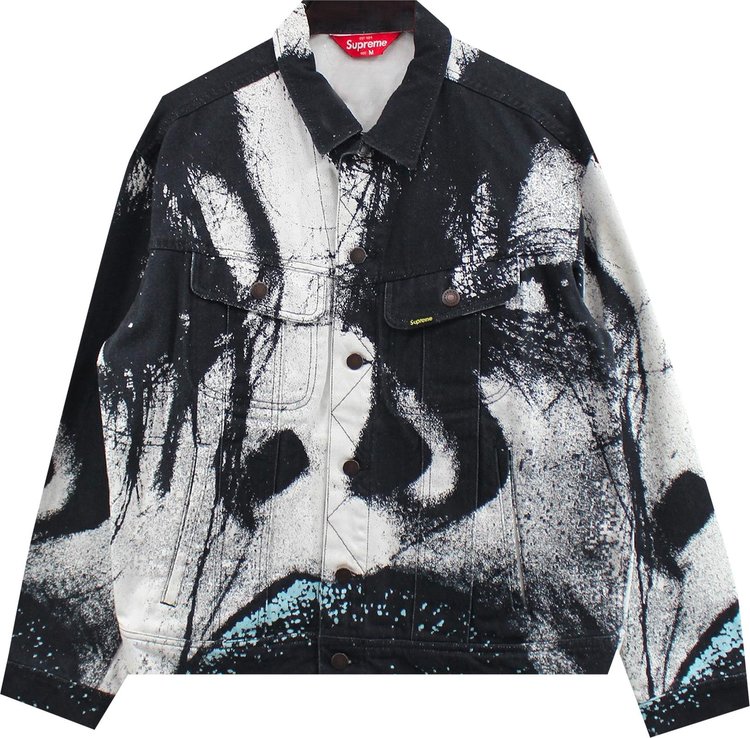 цена Куртка Supreme x My Bloody Valentine Trucker Jacket 'Multicolor', черный