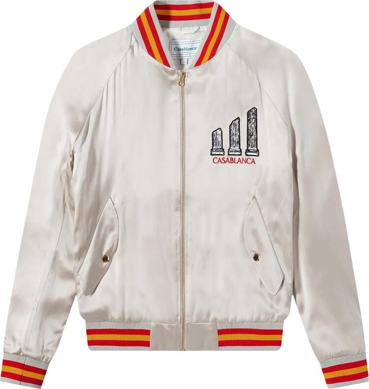 

Куртка Casablanca Embroidered Souvenir Jacket 'Grey', серый