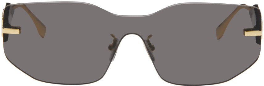 

Золотые солнцезащитные очки Fendigraphy
