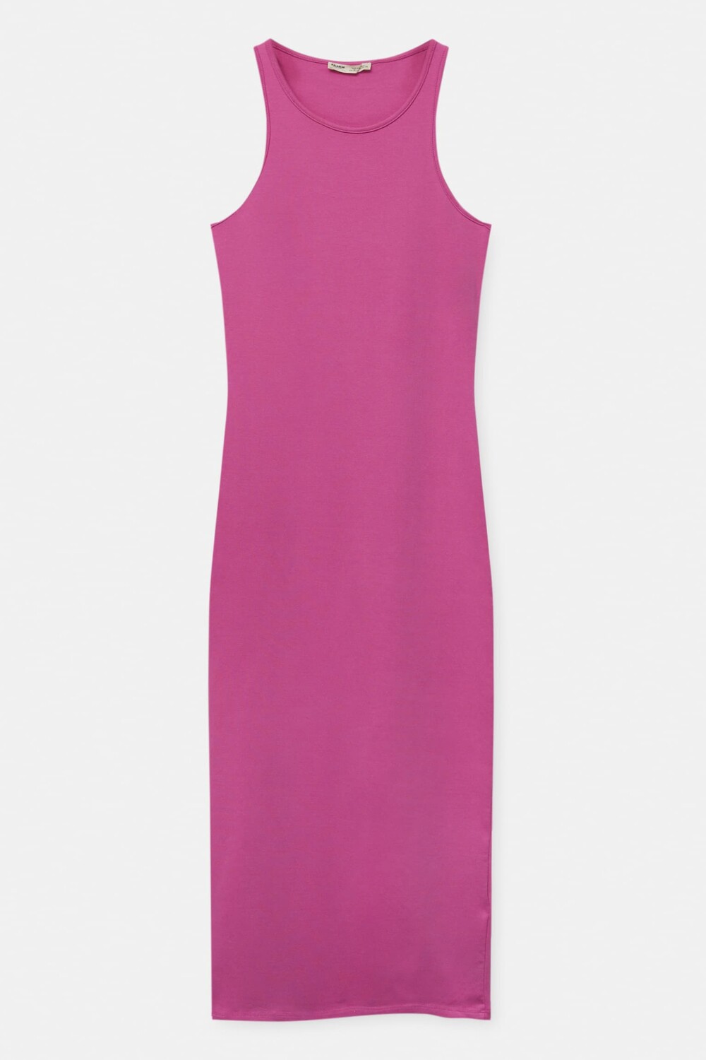 

Платье Pull&Bear Medium-Lenght Sleeveless Slim Fit, фуксия