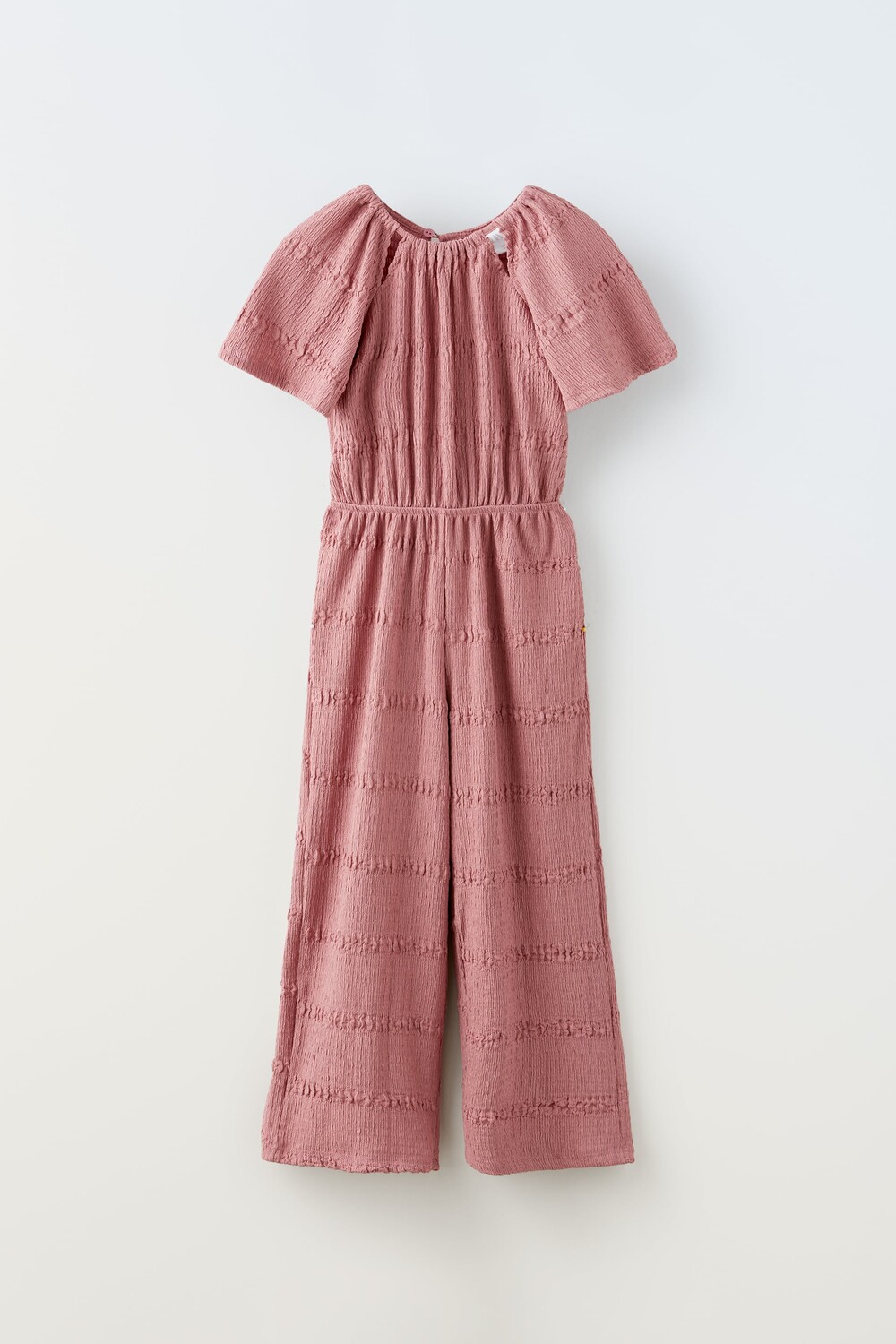 

Комбинезон Zara Textured Cut-out, розовый