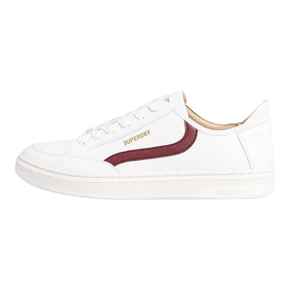 

Кроссовки Superdry Vegan Basket Lux Low, optic/oxblood