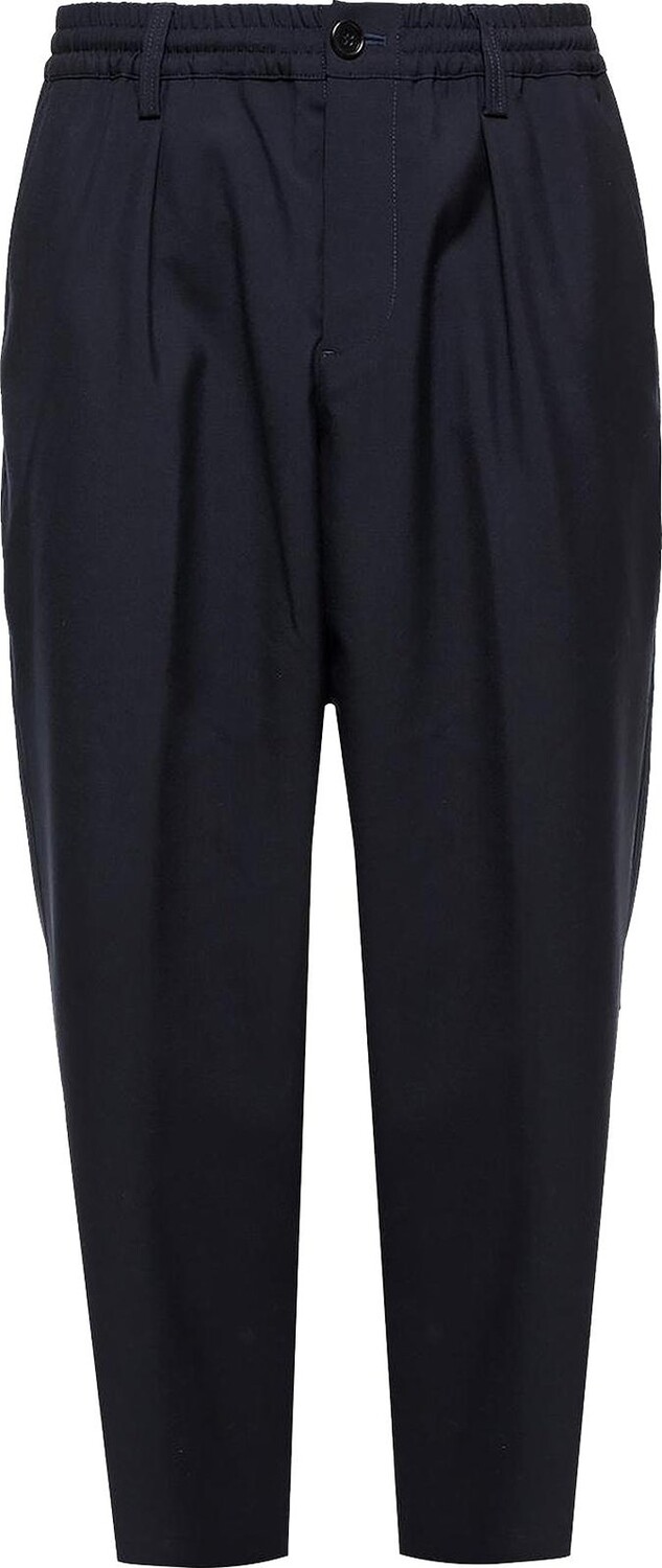 

Брюки Marni Tropical Wool Trousers 'Blue Navy', синий