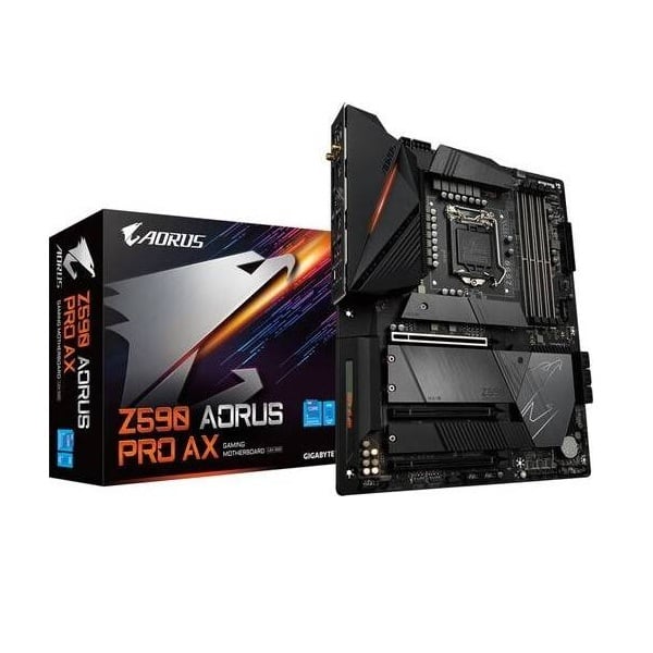 Материнская плата GIGABYTE Z590 AORUS PRO AX - фото