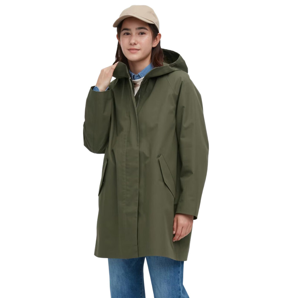 

Ветровка Uniqlo Women Blocktech, зеленый