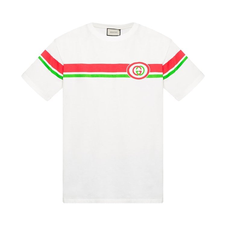 Футболка Gucci Logo Crew neck T-Shirt White, белый - фото