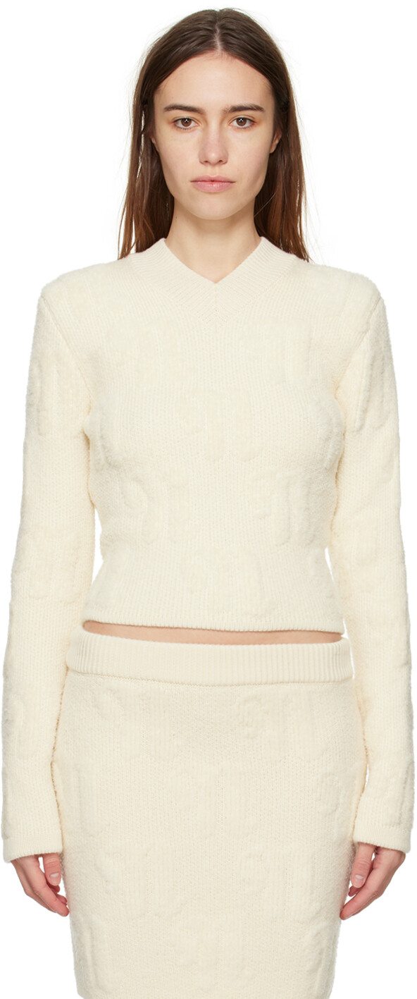 

Свитер Off-White Dian Nanushka, Серый, Свитер Off-White Dian Nanushka