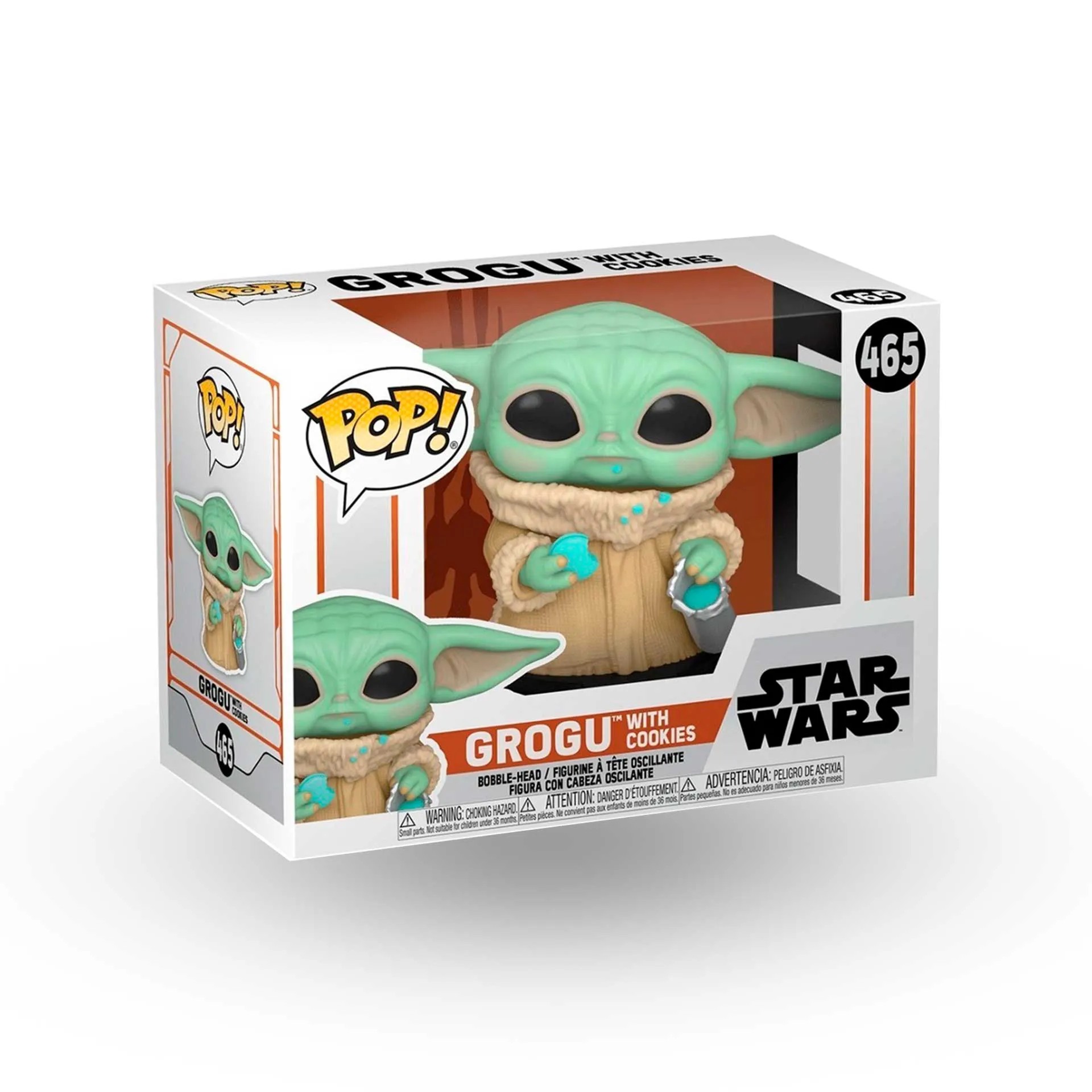 Фигурка Funko Pop! Star Wars: The Mandalorian - Grogu with Cookies игрушка мастер йода грогу йода30 см