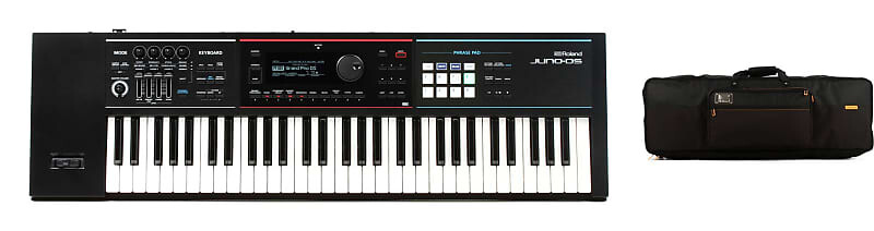

Roland JUNO-DS61 61-клавишный синтезатор в комплекте с Roland CB-B61 Black Series Keyboard Gig Bag JUNO-DS61=1 CB-B61=1