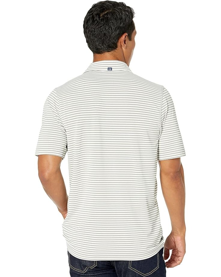 Поло Cutter & Buck Virtue Eco Pique Stripe Recycled Polo, цвет Polished