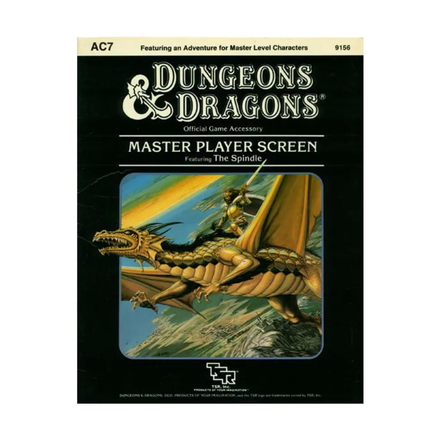 

Master Player's Screen - Screen Only!, Basic Dungeons & Dragons (Original Edition) - Sourcebooks & Accessories, мягкая обложка