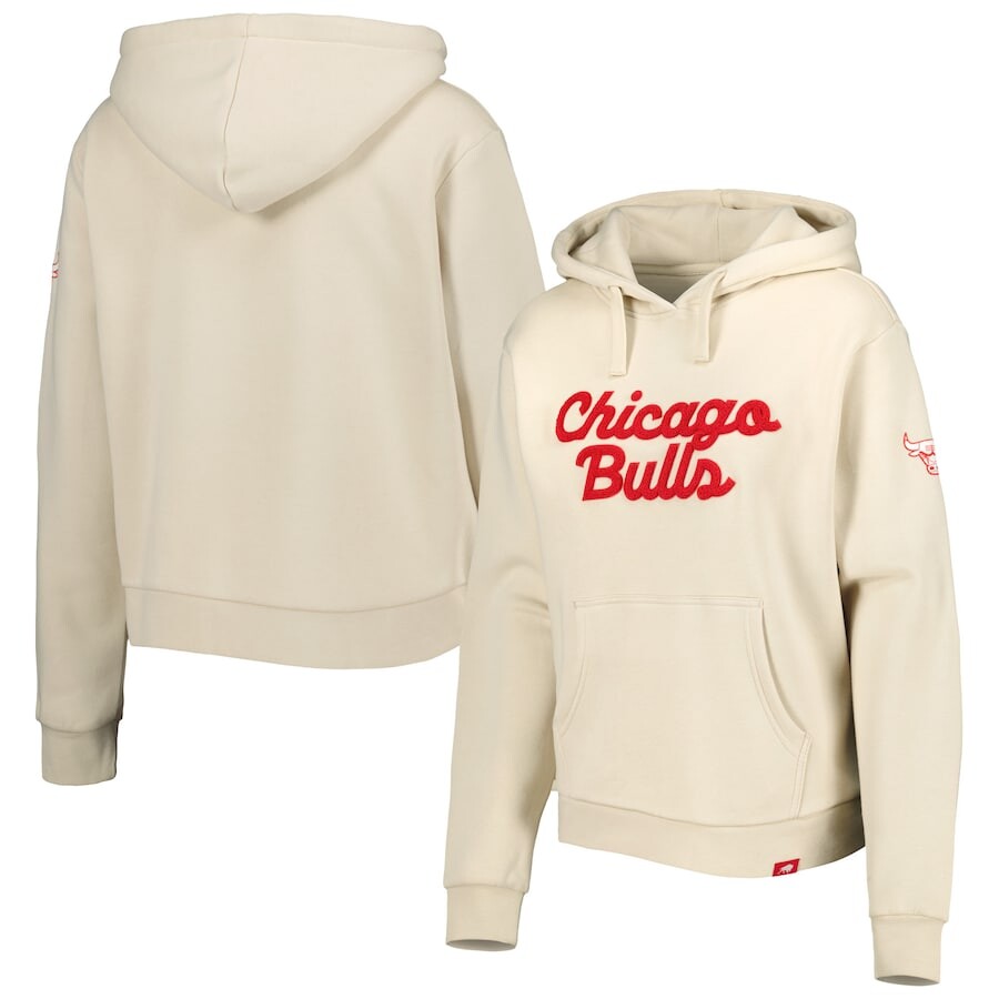 

Пуловер с капюшоном Sportiqe Chicago Bulls, кремовый