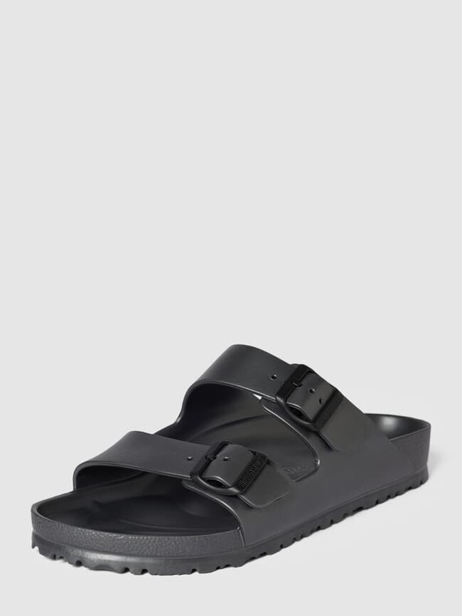 

Шлепанцы с пряжкой модель "Аризона" Birkenstock, серый