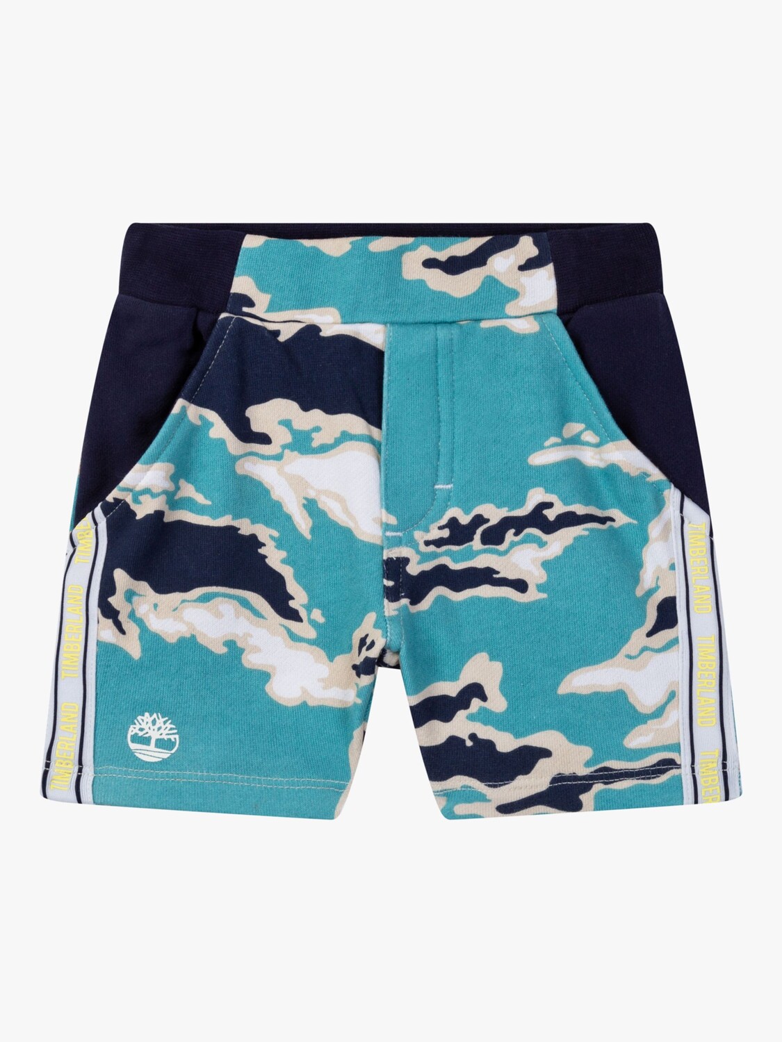 

Шорты-бермуды Timberland Baby с абстрактным принтом, морской синий