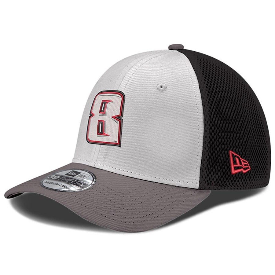 

Бейсболка New Era Kyle Busch, серый