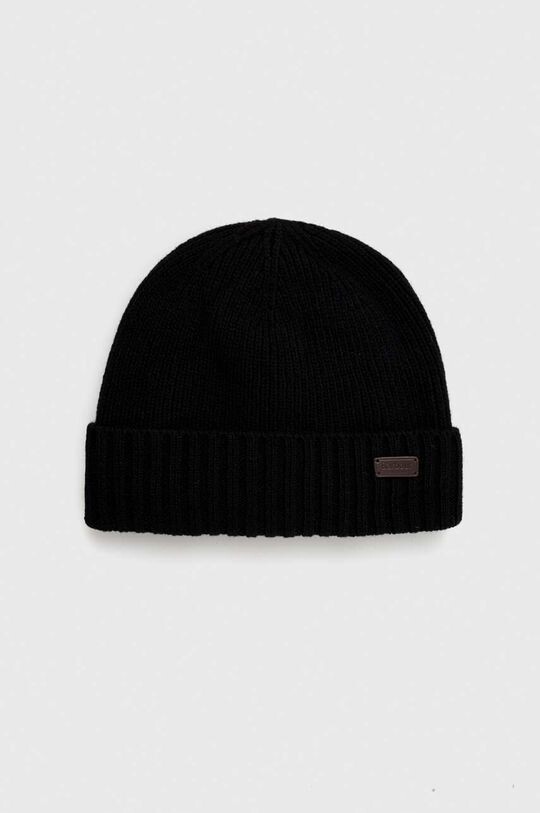 

Шерстяная шапка Barbour, черный