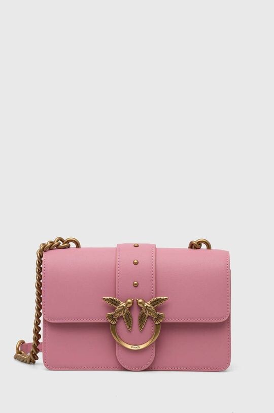 

Кожаная сумочка Pinko, розовый