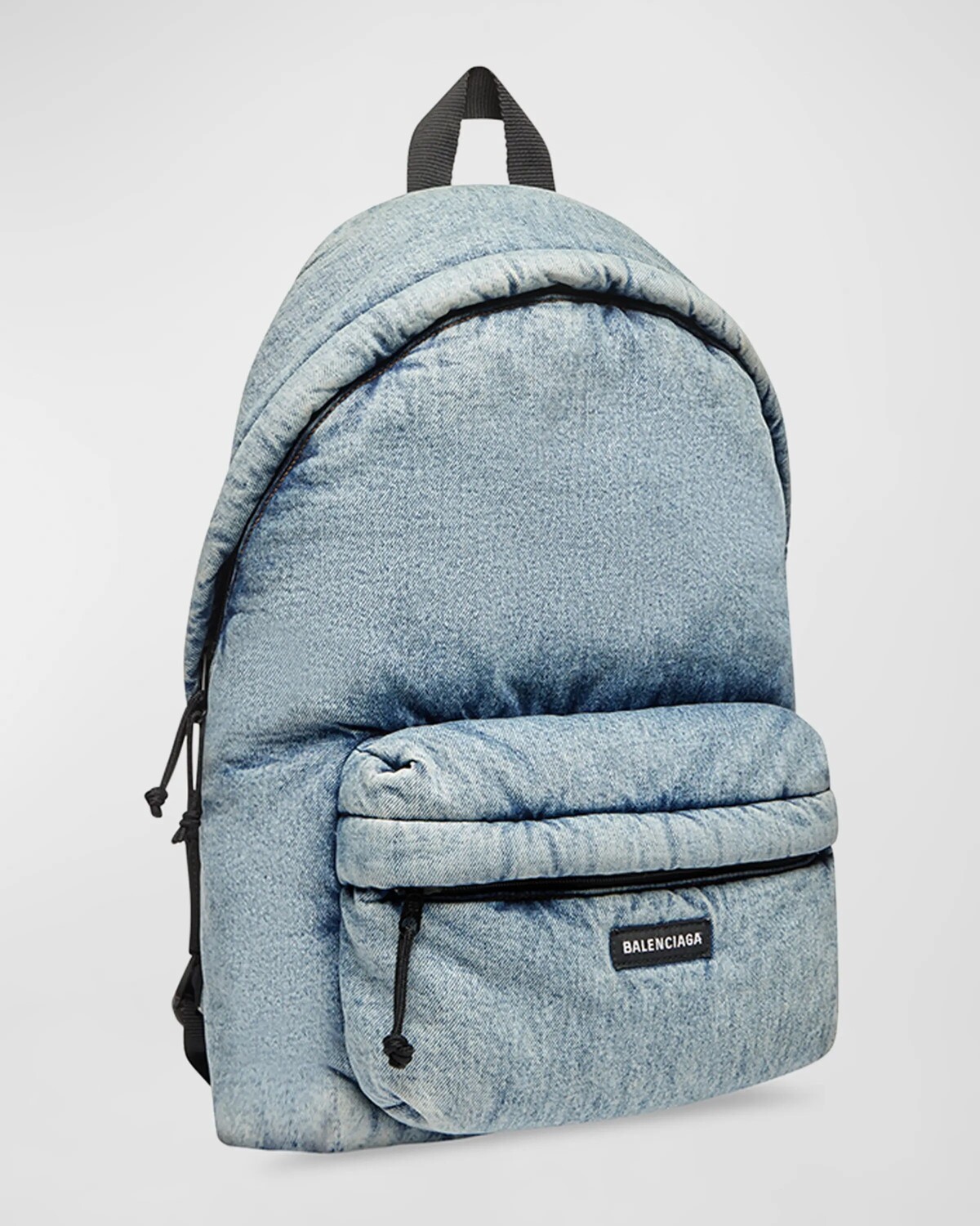 

Мужской джинсовый рюкзак Explorer Balenciaga, цвет 4652 Washed Blue