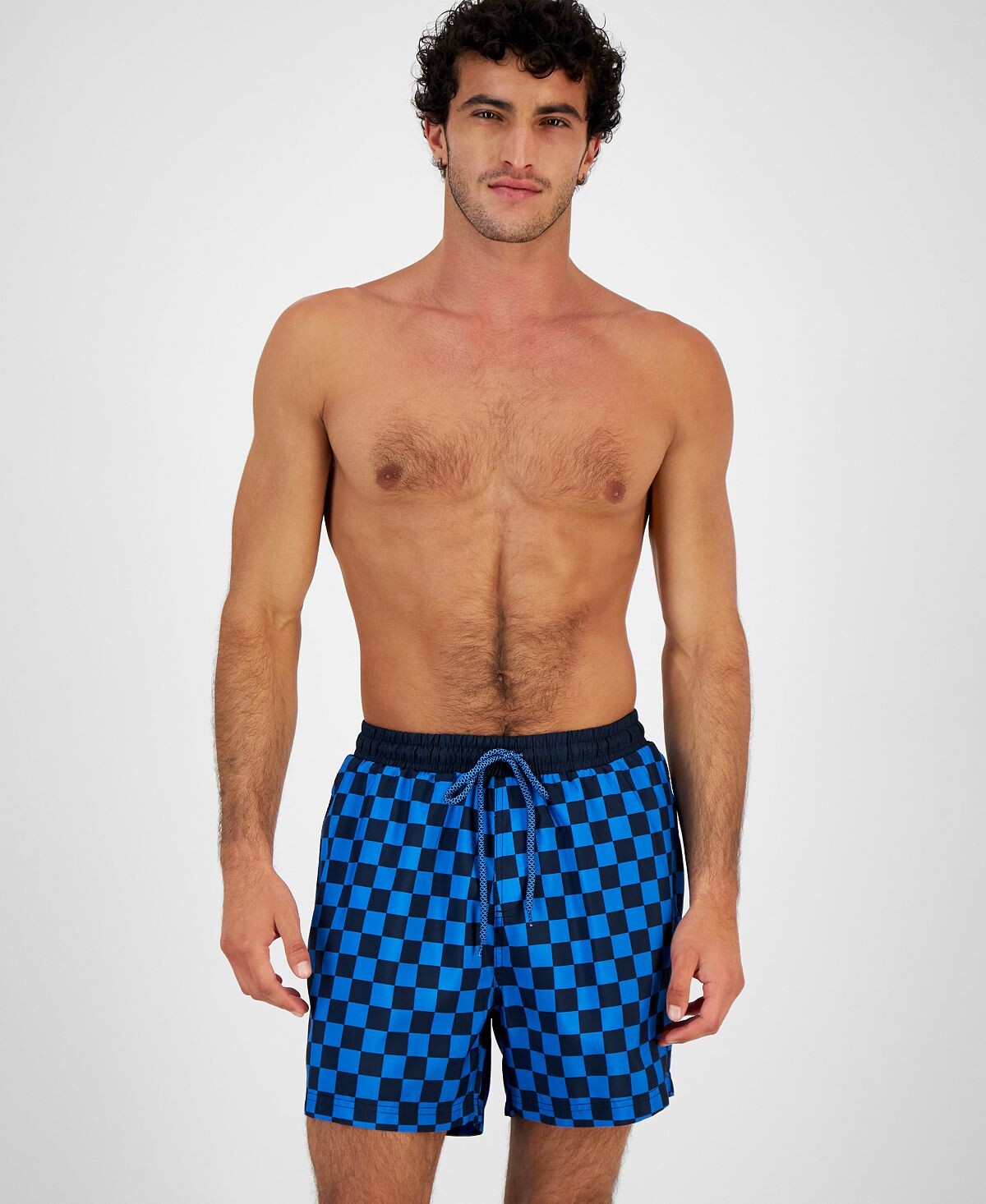 

Мужские плавки zane checkerboard 5 дюймов от inc, созданные для macy's INC International Concepts, мульти