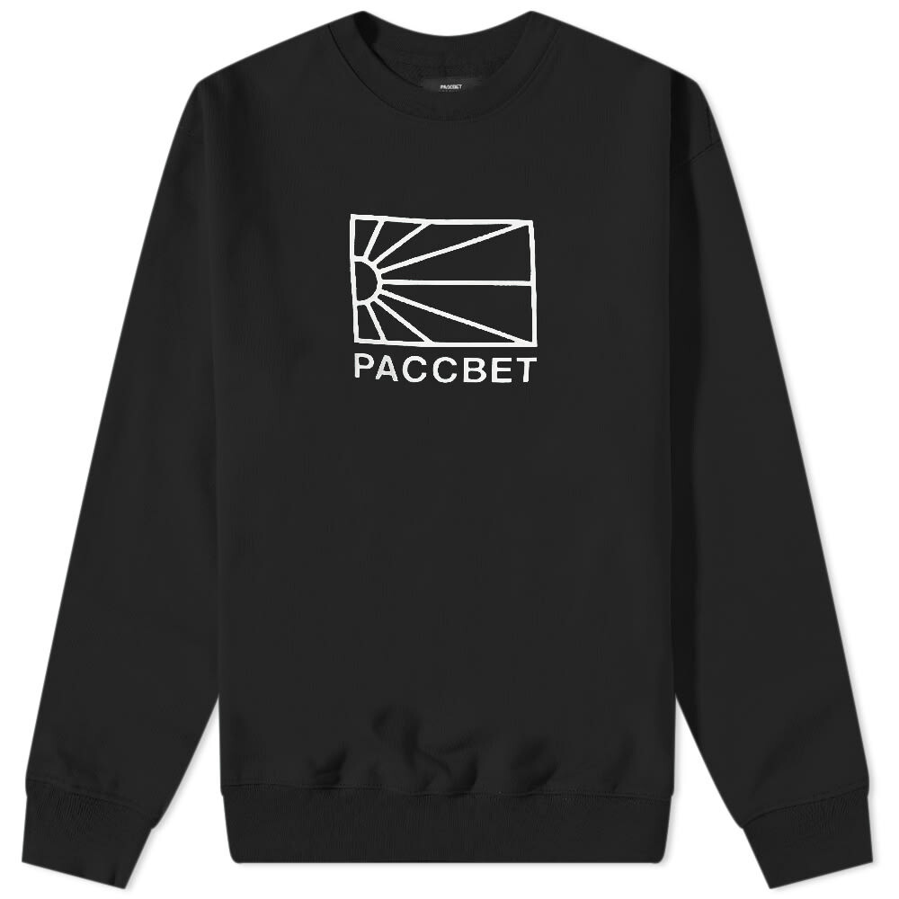 

Толстовка PACCBET Big Logo Crew Sweat, Черный