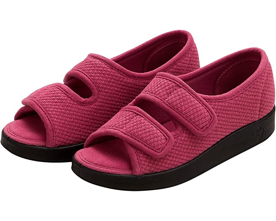 

Туфли на каблуках Easy Closure Open Toed Sandals - Indoor & Outdoor Silverts, лепесток розы
