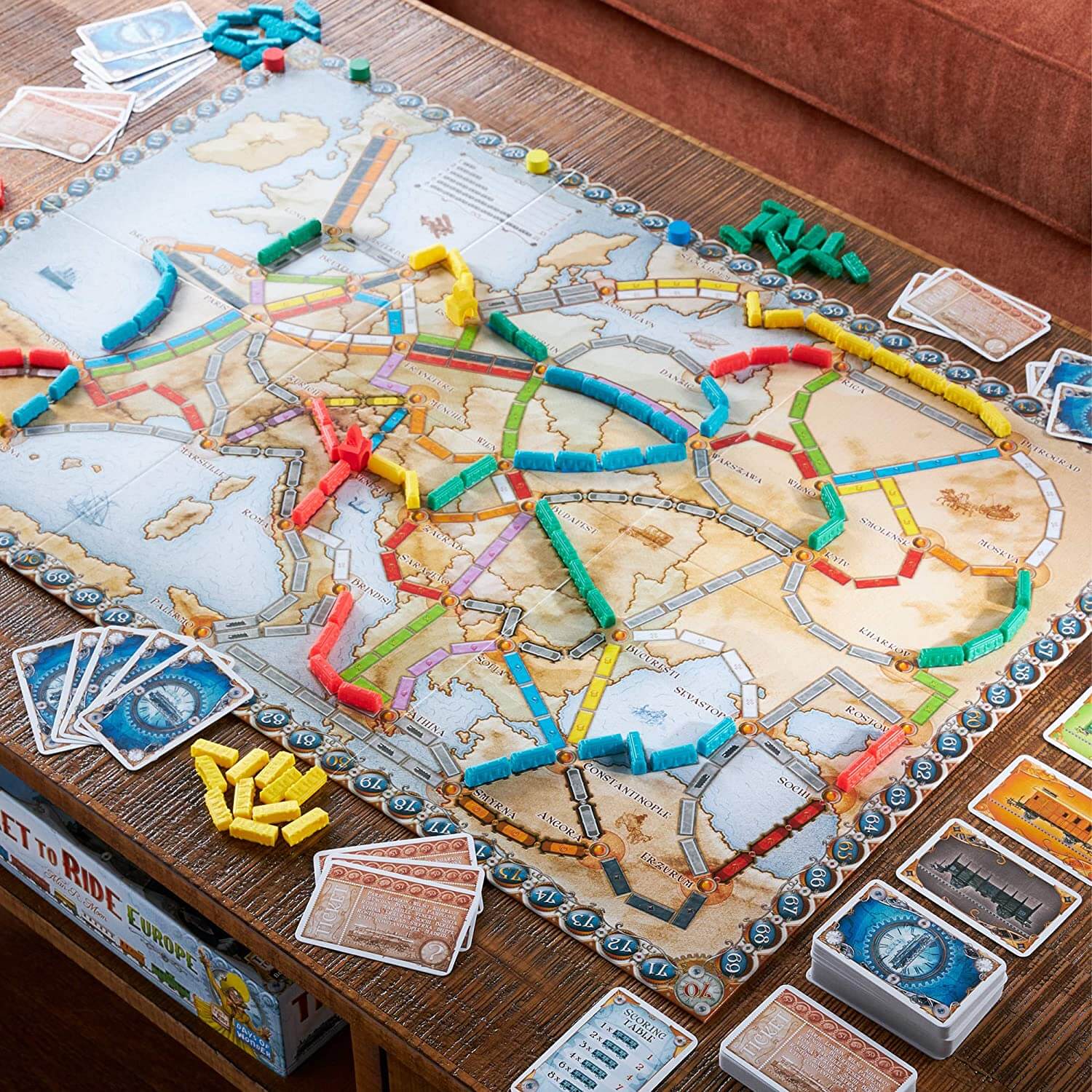 Настольная игра Days of Wonder: Ticket to Ride Europe – купить по выгодным  ценам с доставкой из-за рубежа через сервис «CDEK.Shopping»