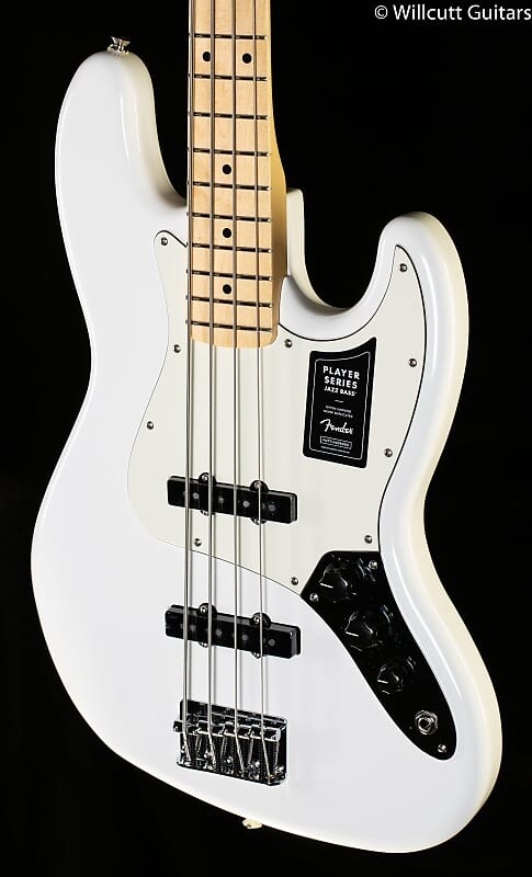 

Fender Player Jazz Bass, кленовый гриф, полярно-белый (607) бас-гитара