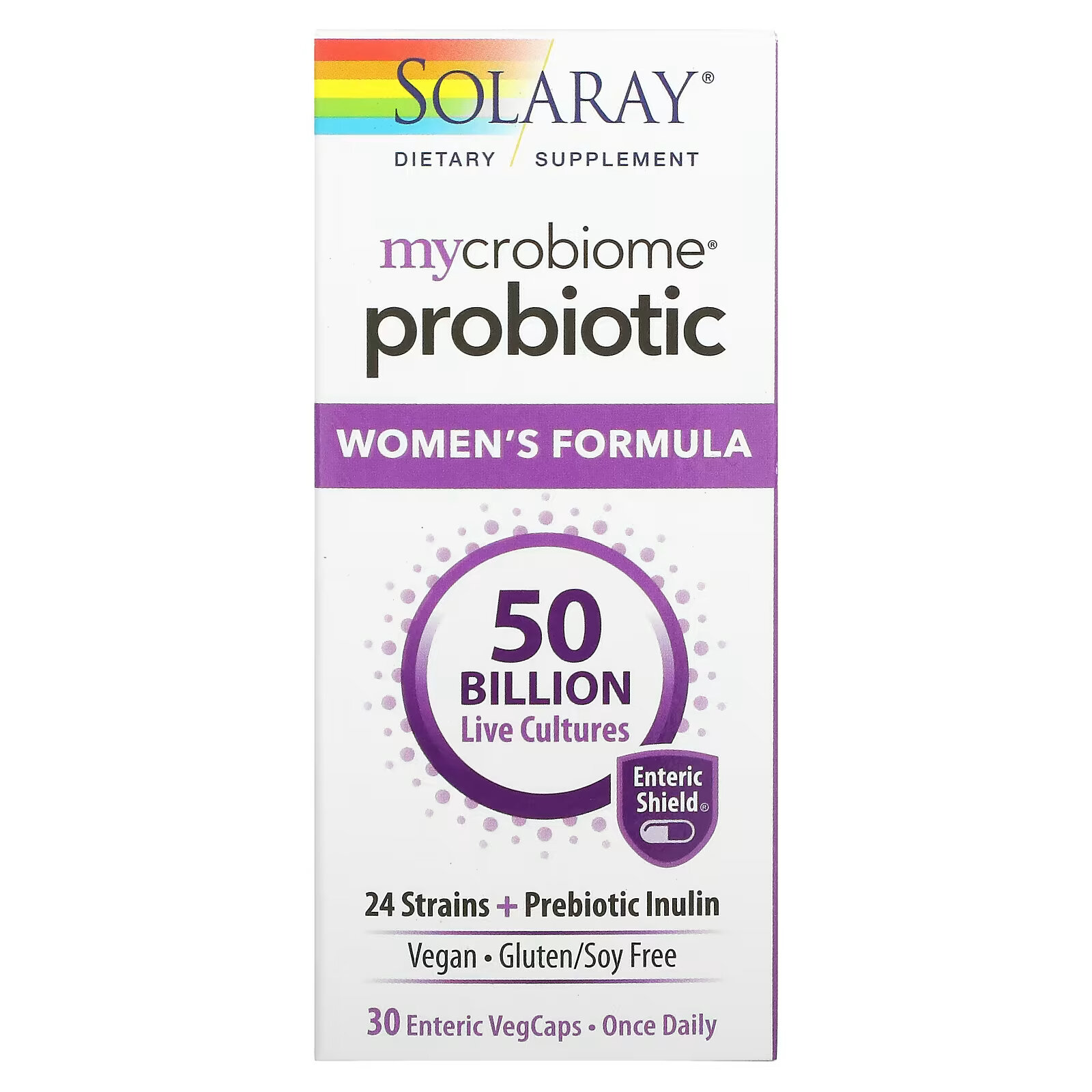 Solaray, пробиотик Mycrobiome для женщин, 50 млрд живых культур, 30 вегетарианских капсул, покрытых кишечнорастворимой оболочкой solaray пробиотик mycrobiome для женщин 50 млрд живых культур 30 вегетарианских капсул покрытых кишечнорастворимой оболочкой