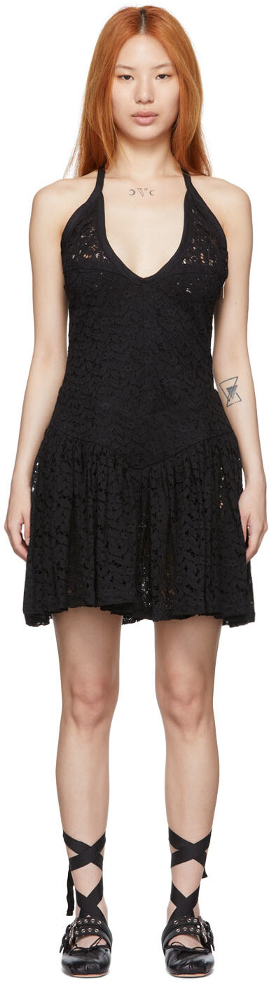 

Эксклюзивное мини-платье SSENSE Black Bee Rose Murdoch