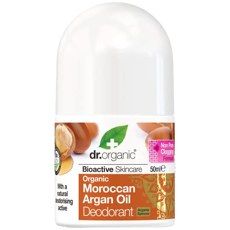 

Dr.Organic шариковый дезодорант с органическим марокканским аргановым маслом, 50 мл