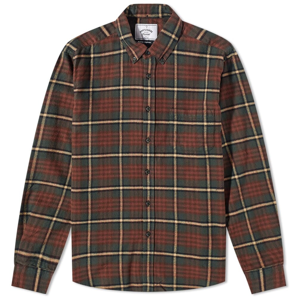 

Рубашка Portuguese Flannel Smog Button Down Check Shirt