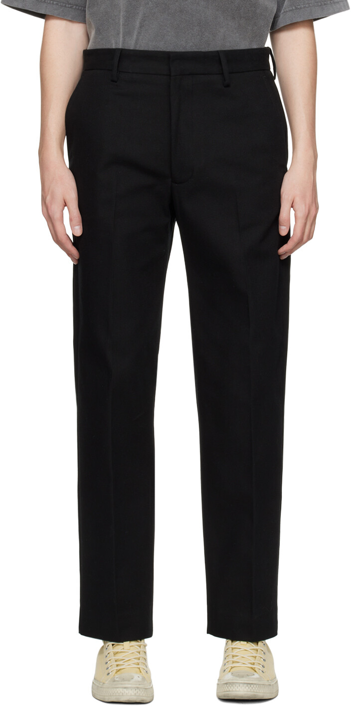 

Черные брюки классического кроя Acne Studios, Черный