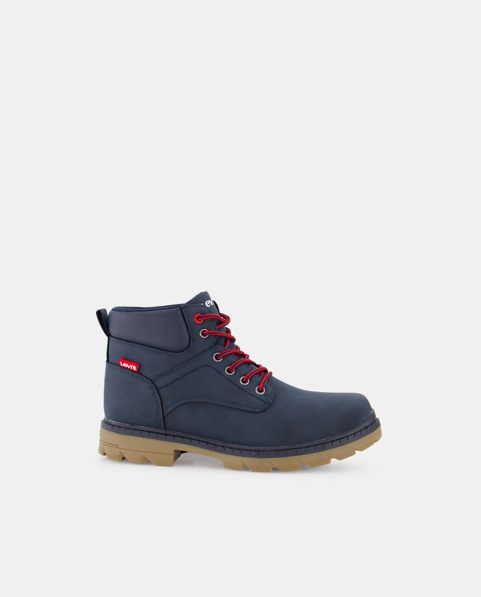 

Сапоги для мальчика горного типа Jax Plus на шнуровке Levi's, темно-синий