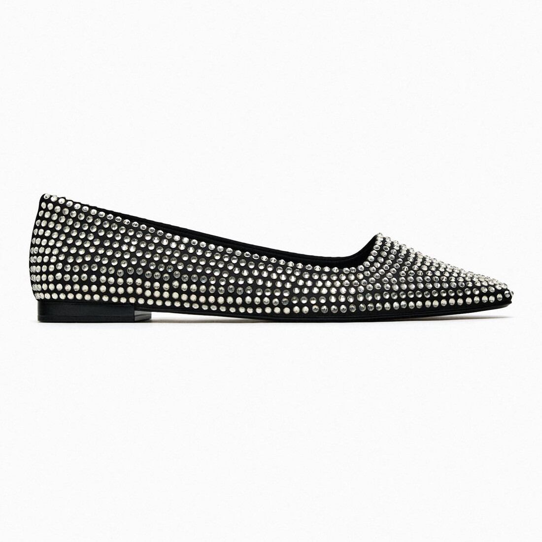 

Балетки Zara Shiny, серебристый