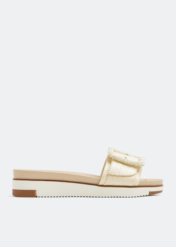 

Сандалии SAM EDELMAN Ariane slide sandals, бежевый