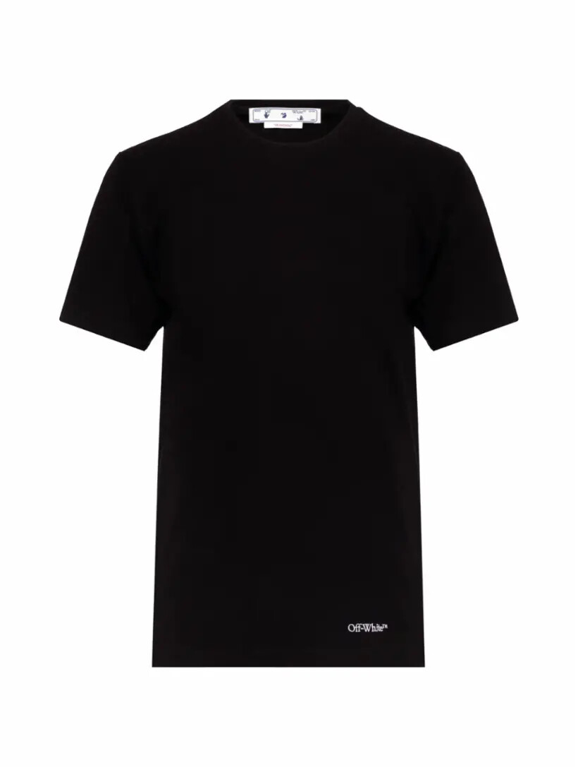 

Хлопковая футболка с логотипом Off-White