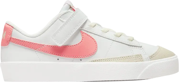 

Кроссовки Nike Blazer Low '77 PS 'White Pink Gaze', белый