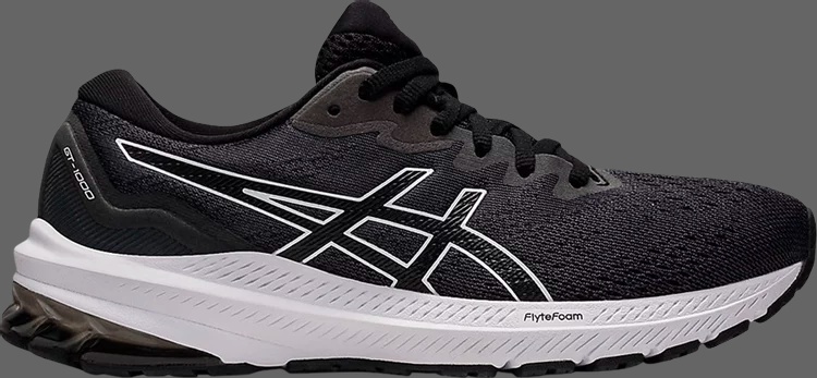 Кроссовки wmns gt 1000 11 wide 'black white' Asics, черный - фото