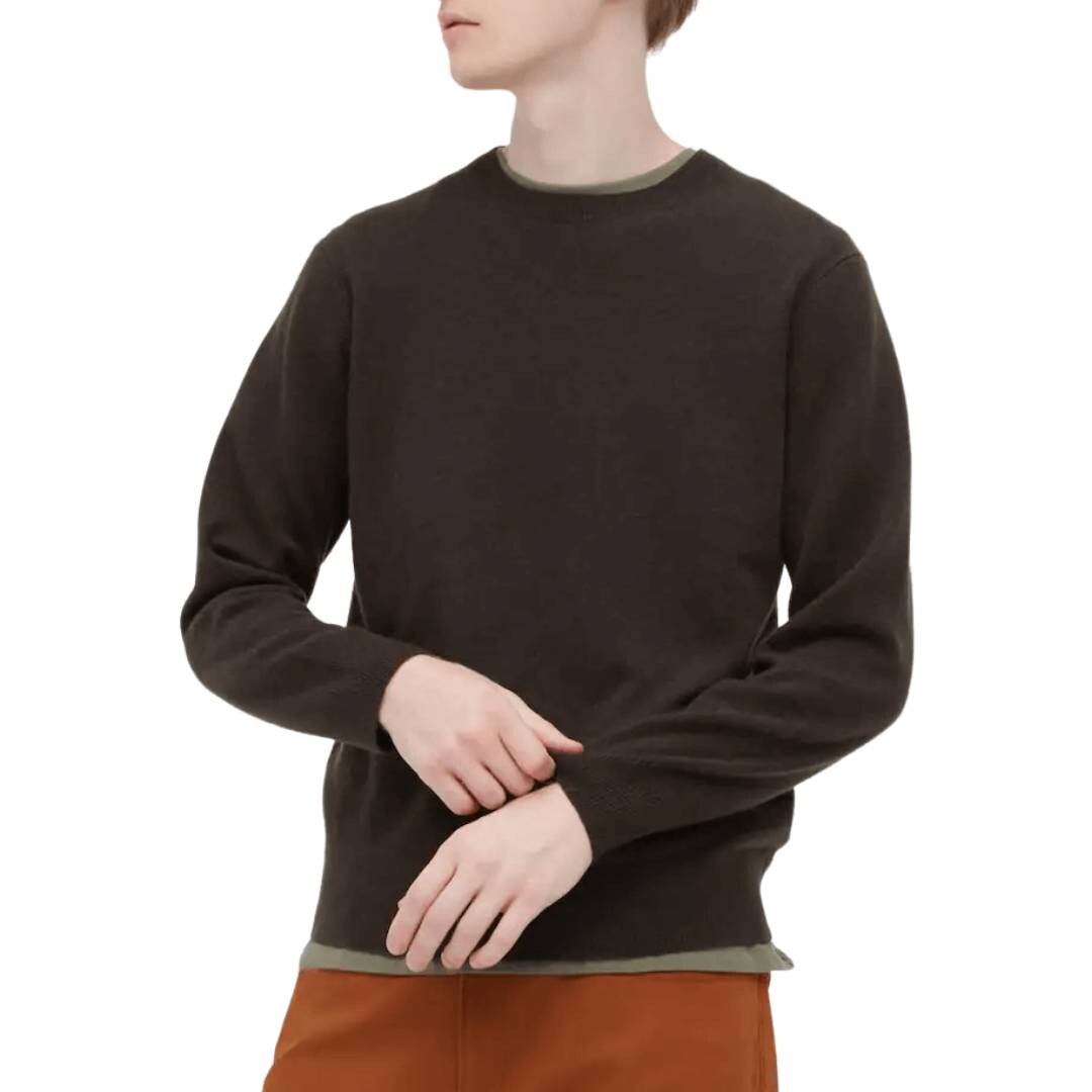 

Джемпер Uniqlo Cashmere Crew Neck, темно-коричневый