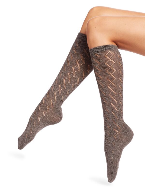 

Носки с круглым вырезом rumi swirl Natori Medium grey