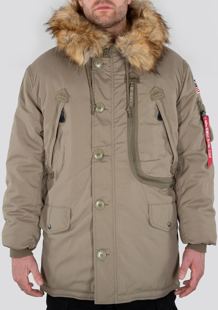 

Куртка Alpha Industries Polar, бежевая, Бежевый