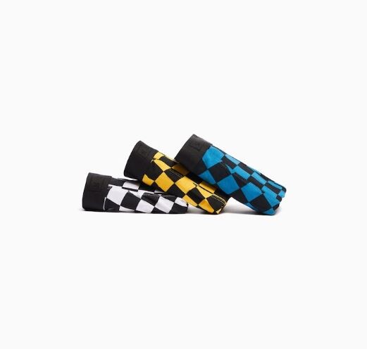 

Набор из 3 боксеров с клетчатым принтом Bershka 3-pack of checkerboard print, мультиколор