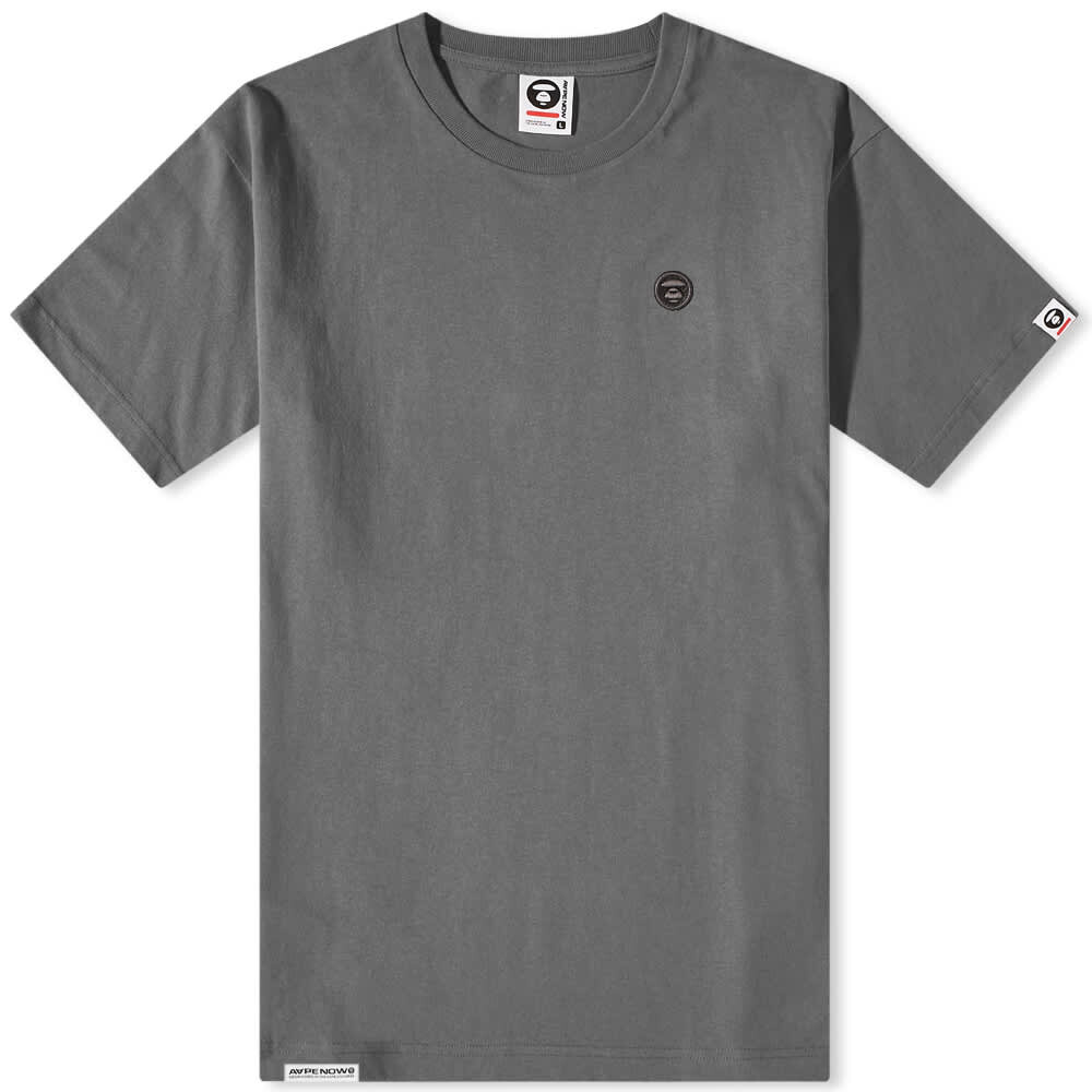

Футболка AAPE Now Embroidered Badge Tee, Серый