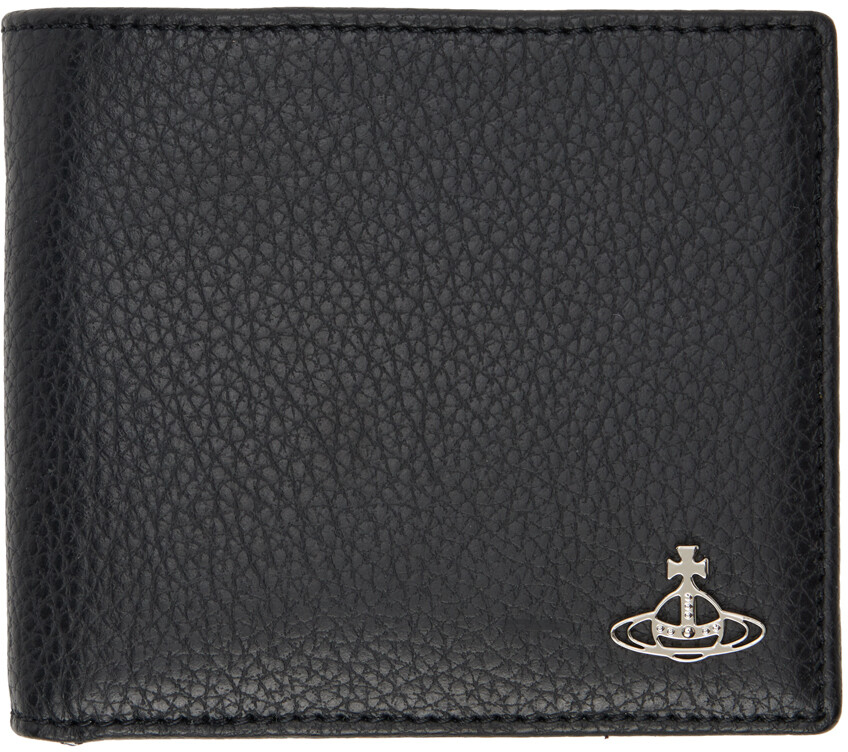 

Черный кожаный кошелек Vivienne Westwood