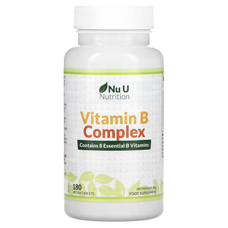 

Комплекс витаминов группы В Nu U Nutrition, 180 таблеток