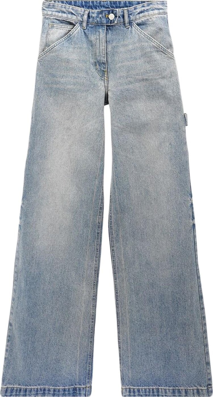 

Брюки Courrèges Dirty Denim Baggy Pants 'Light Blue', синий