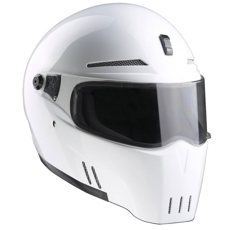Мотоциклетный шлем Bandit Alien II, белый мотоциклетный шлем alien ii bandit черный мэтт